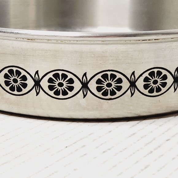 Ekco 3 Ply Stainless Steel Daisy Flower Vintage Replacement Pan 10" NO LID Prop - Picture 2 of 16